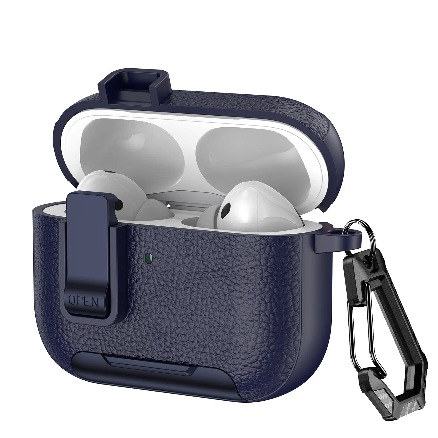 Premium Leather Protective Case with Secure Lock for AirPods Pro 3