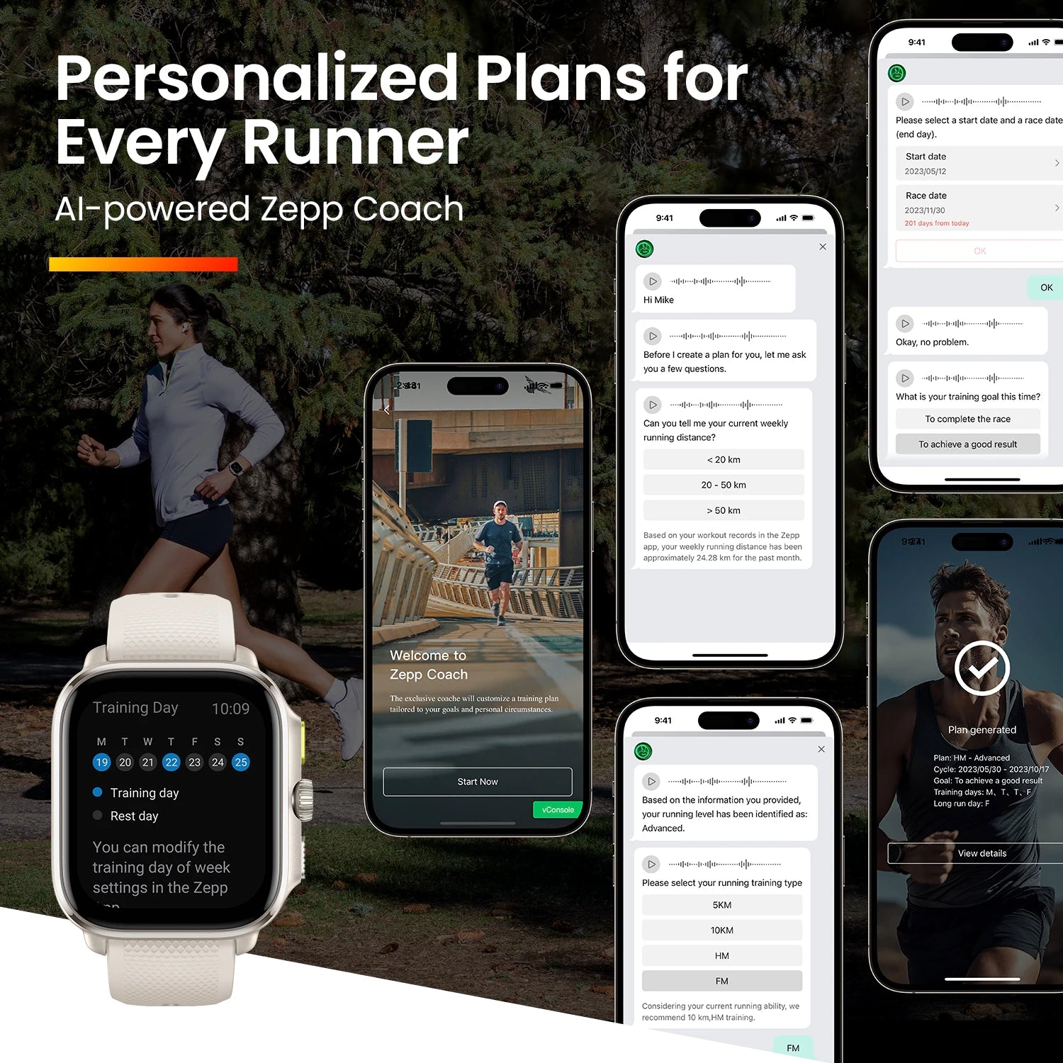 Amazfit Cheetah 44mm GPS Smartwatch with 150+ Sports Modes and Heart Rate Tracking