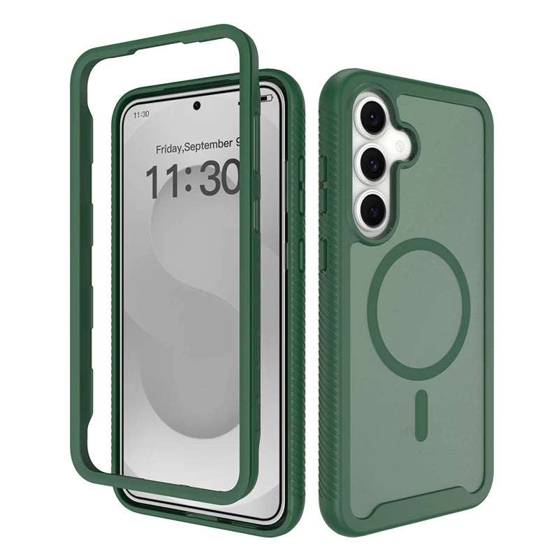 Translucent Magnetic Case with Reinforced Corner Protection for Samsung Galaxy S26 FE
