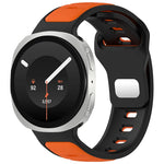 Dual-Color Perforated Sport Watch Band with Quick-Release Lugs for Samsung Galaxy Watch 9