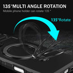 Heavy Duty MagSafe Case with Rotating Stand for iPhone 16 Series