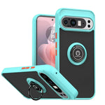 Shockproof Armor Matte Case with Built-in Ring Stand for Google Pixel 10 Series