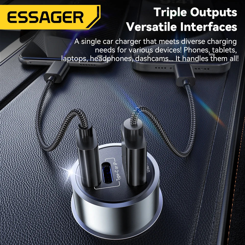 Essager 45W Fast Charging Car Charger