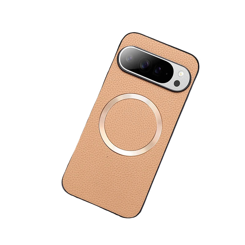 Premium Lichee Pattern PU Leather Magnetic Case for Google Pixel 10 Series