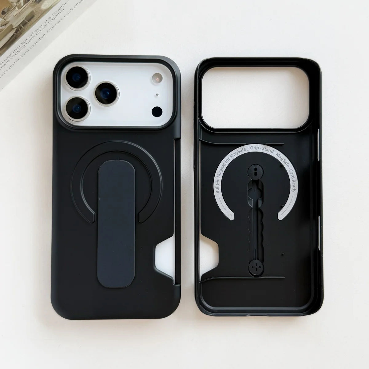 Shockproof MagSafe Wallet Case with Card Slot for iPhone 17 Series