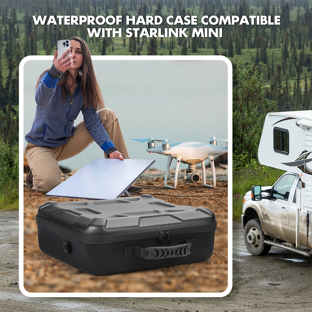 Waterproof Hard Storage Box for Starlink Mini