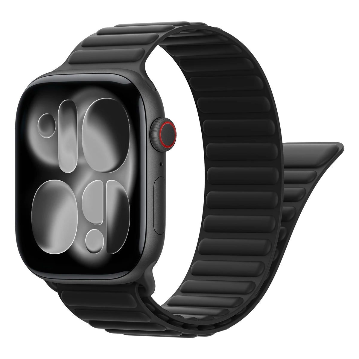 Silicone Magnetic Closure Band with N55 Magnets for Apple Watch