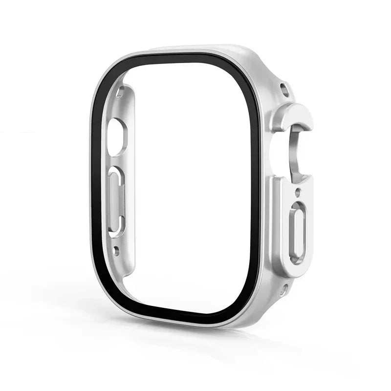 Tempered Glass Screen Protector + PC Bumper Case for Apple Watch Ultra