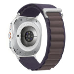 Breathable Nylon Weave Watch Band with Metal C-Hook Closure for Samsung Galaxy Watch Ultra 2