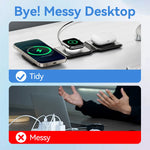 Vention 3-in-1 Fast Charging Magnetic Wireless Charger