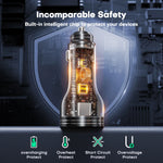 QOOVI 120W Dual-Port USB-C Car Charger