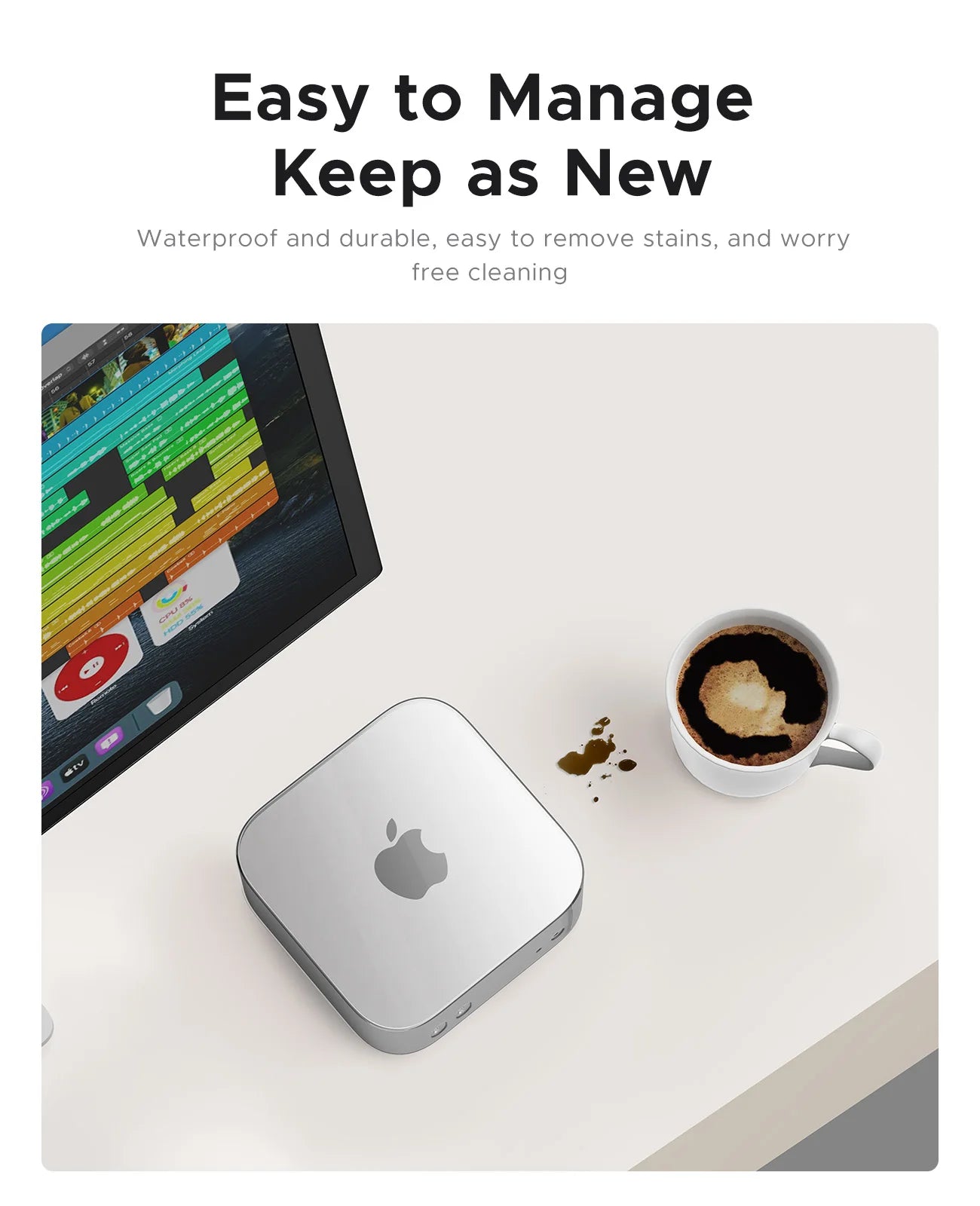 Waterproof & Easy Installation Case for Mac Mini M4/M4 Pro