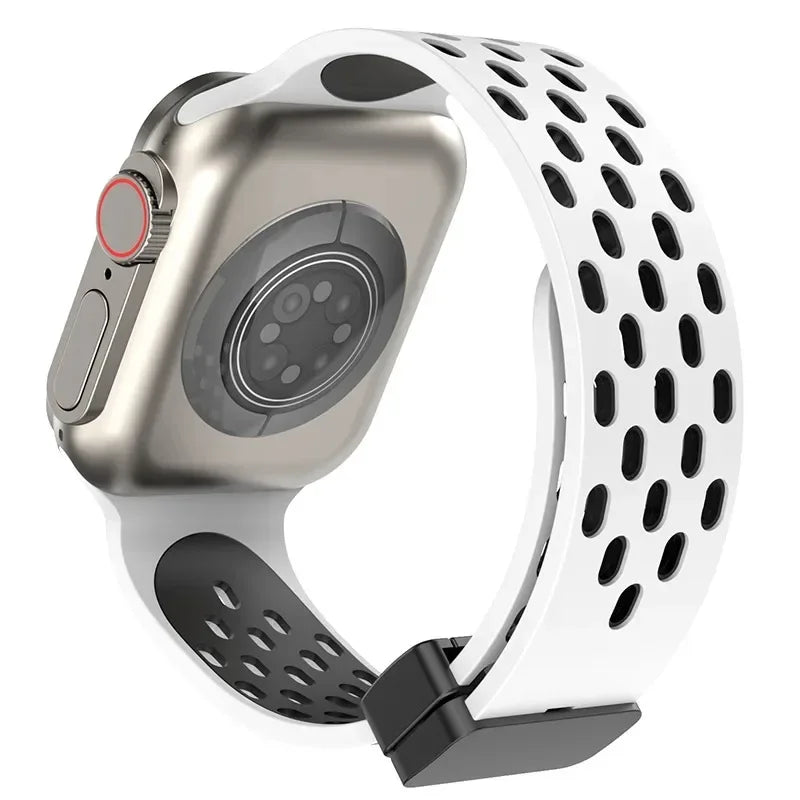 Flexible Silicone Magnetic Strap for Apple Watch