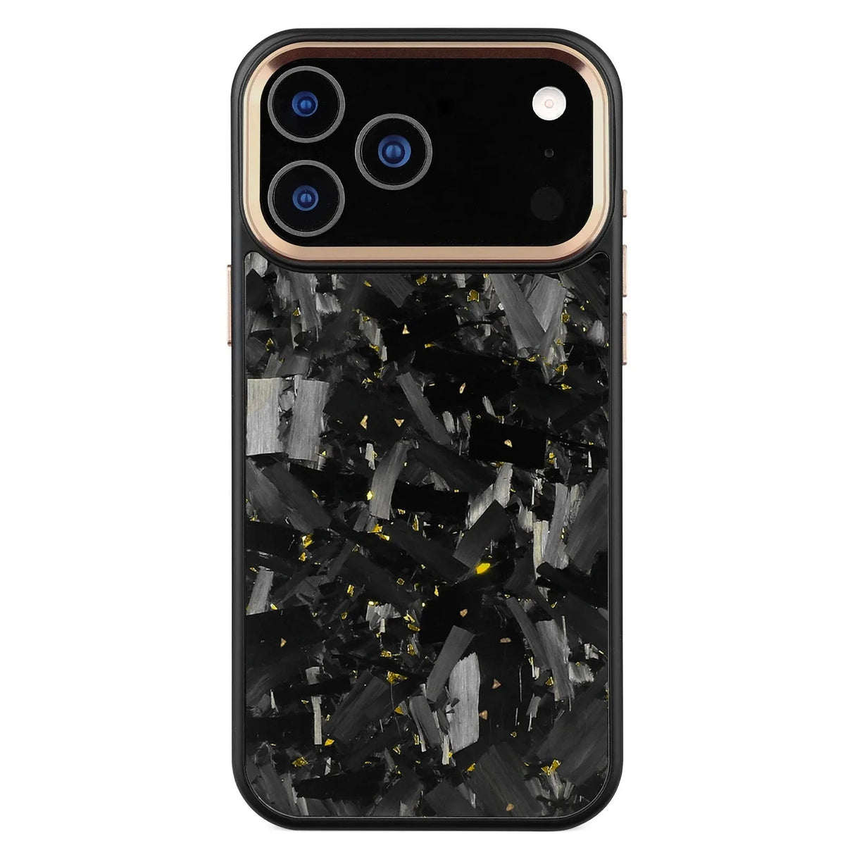 Carbon Fiber MagSafe Case with Metal Camera Ring for iPhone 17 Series