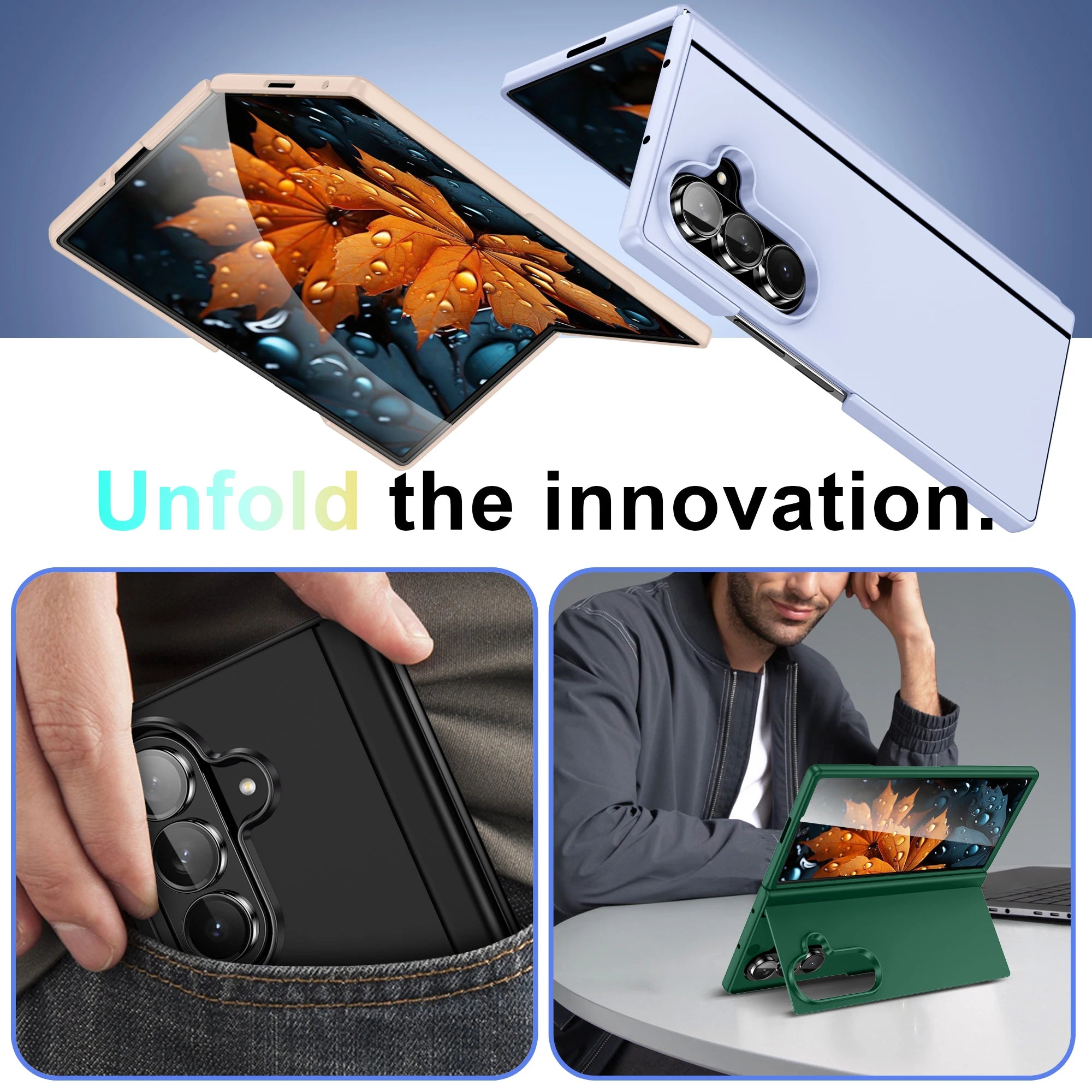 Luxury Fashion Hard Shell Case for Samsung Galaxy Z Fold 7