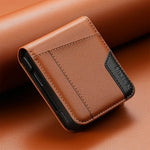 Samsung Galaxy Z Flip 7 Leather Wallet Case