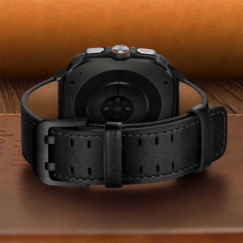 Premium Leather Sport Strap for Samsung Galaxy Watch Ultra & Galaxy Watch Ultra (2025)