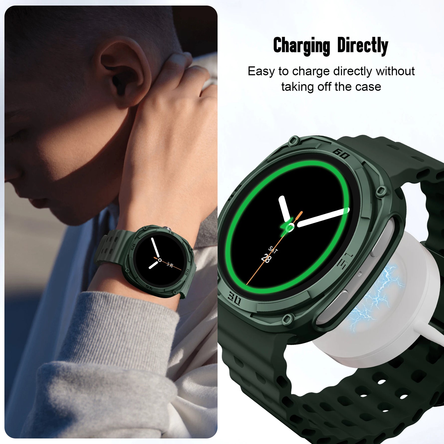 Samsung Galaxy Watch 8 PC Scale Bumper Case