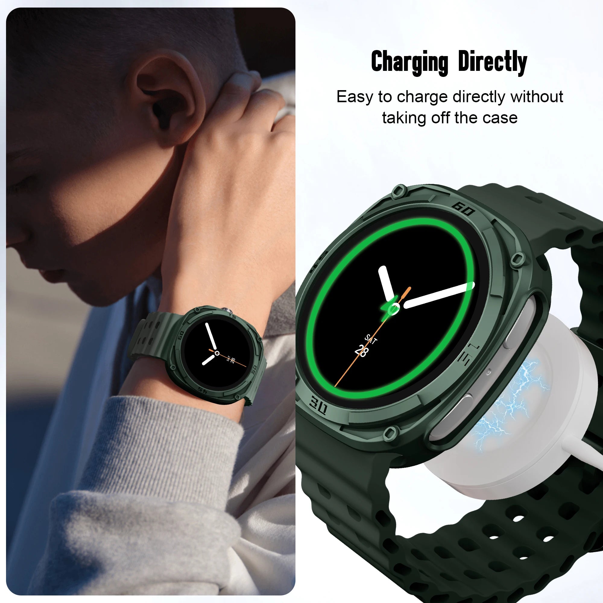 Samsung Galaxy Watch 8 PC Scale Bumper Case