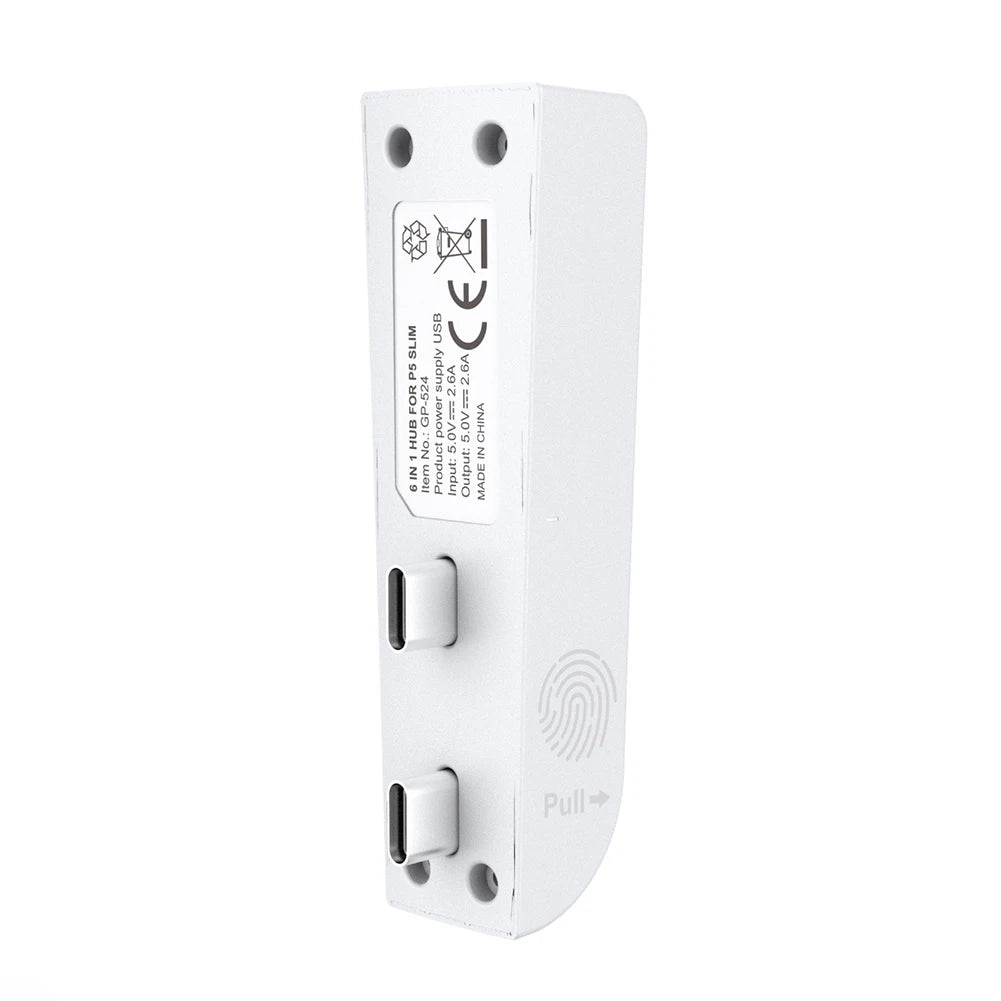 PlayStation 5 Slim 6-Port USB and USB-C Expansion Hub