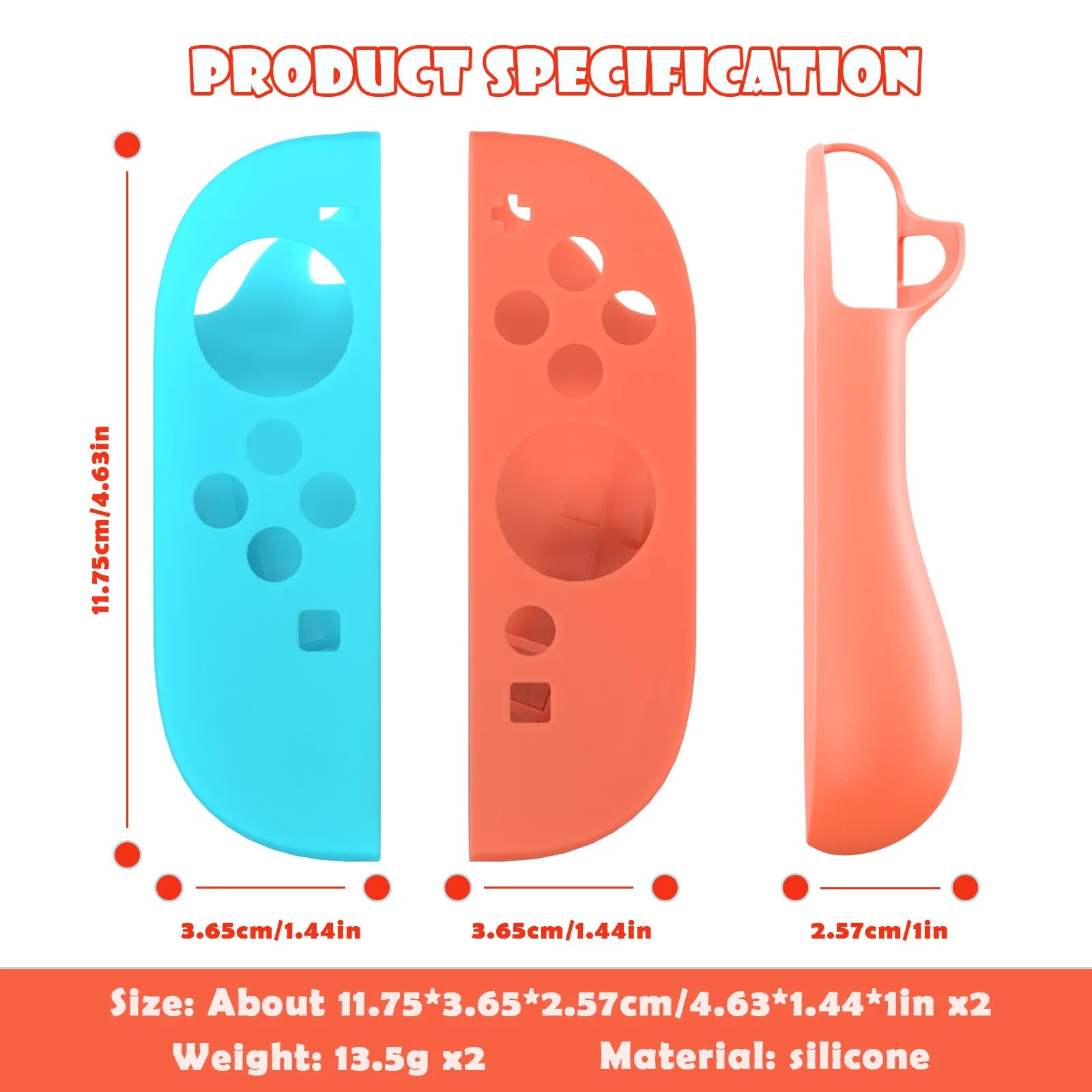 Silicone Protective Joy-Con Case for Nintendo Switch 2