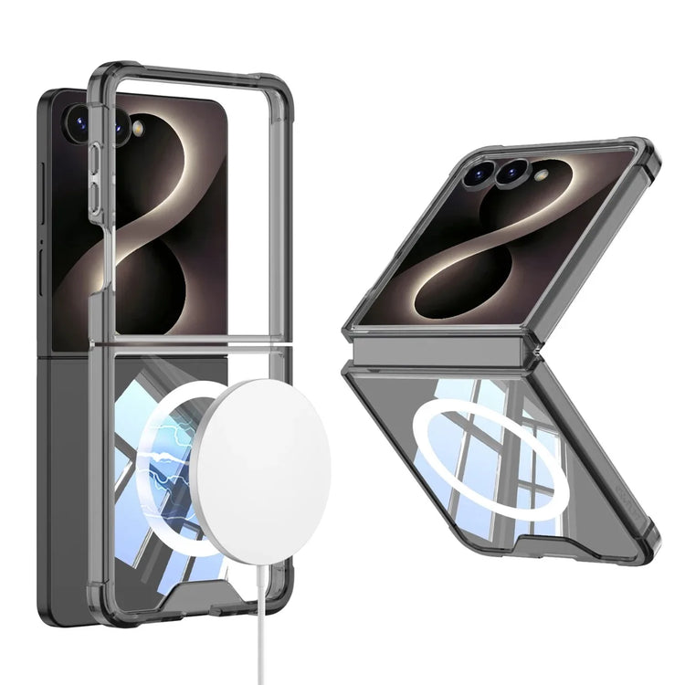 Clear MagSafe Bumper Case with Shockproof Corners for Samsung Galaxy Z Flip 8