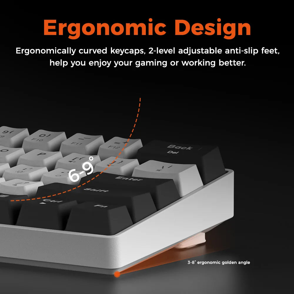 DAREU EK861S 61-Key RGB Wired Mechanical Keyboard