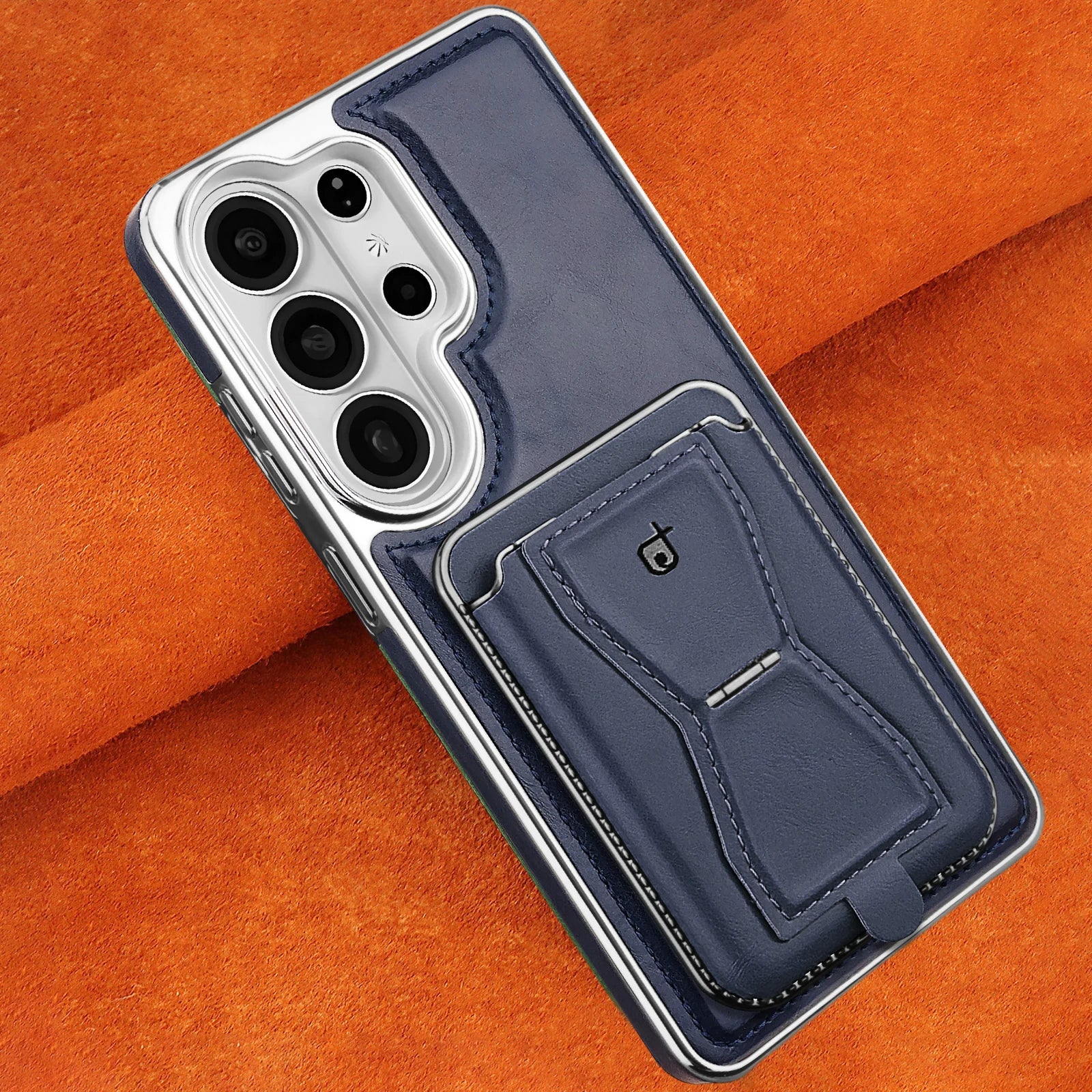 Shockproof Magnetic Leather Case with Removable Card Holder for Samsung Galaxy S26 Series