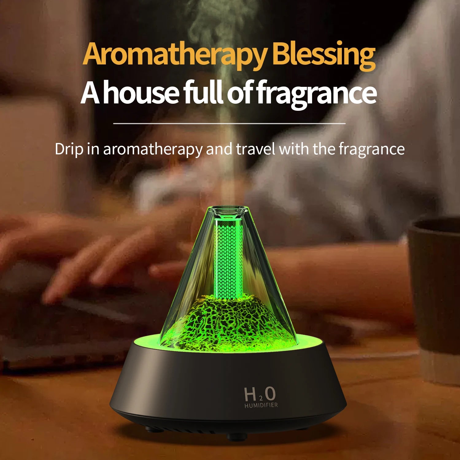 Mini Volcano Lava Aroma Diffuser