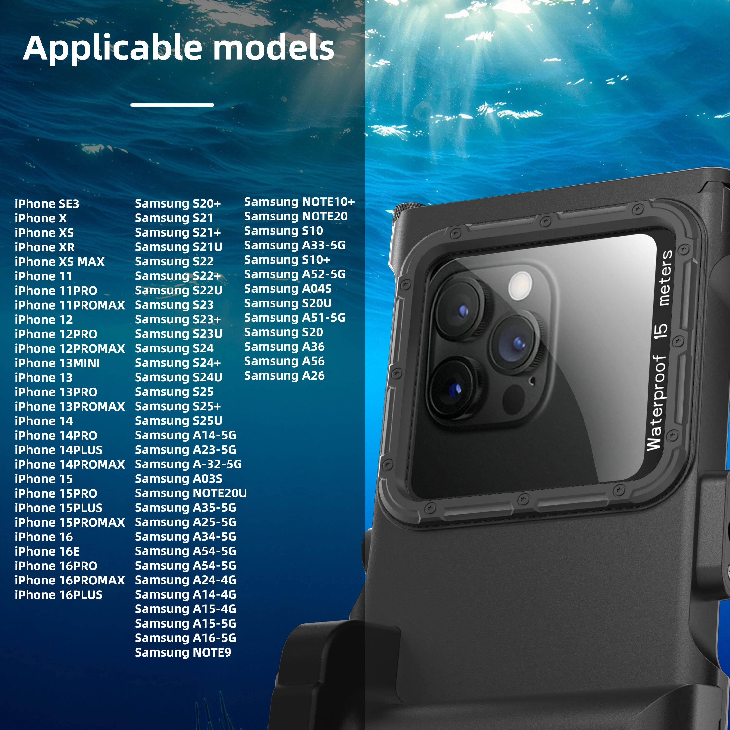 UniversalShellbox Upgraded IP68 Diving Case