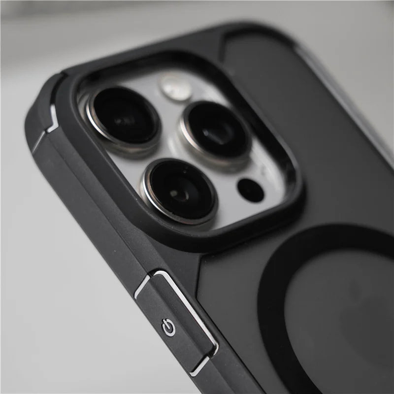 Durable Matte Armor MagSafe Case for iPhone 16 Series