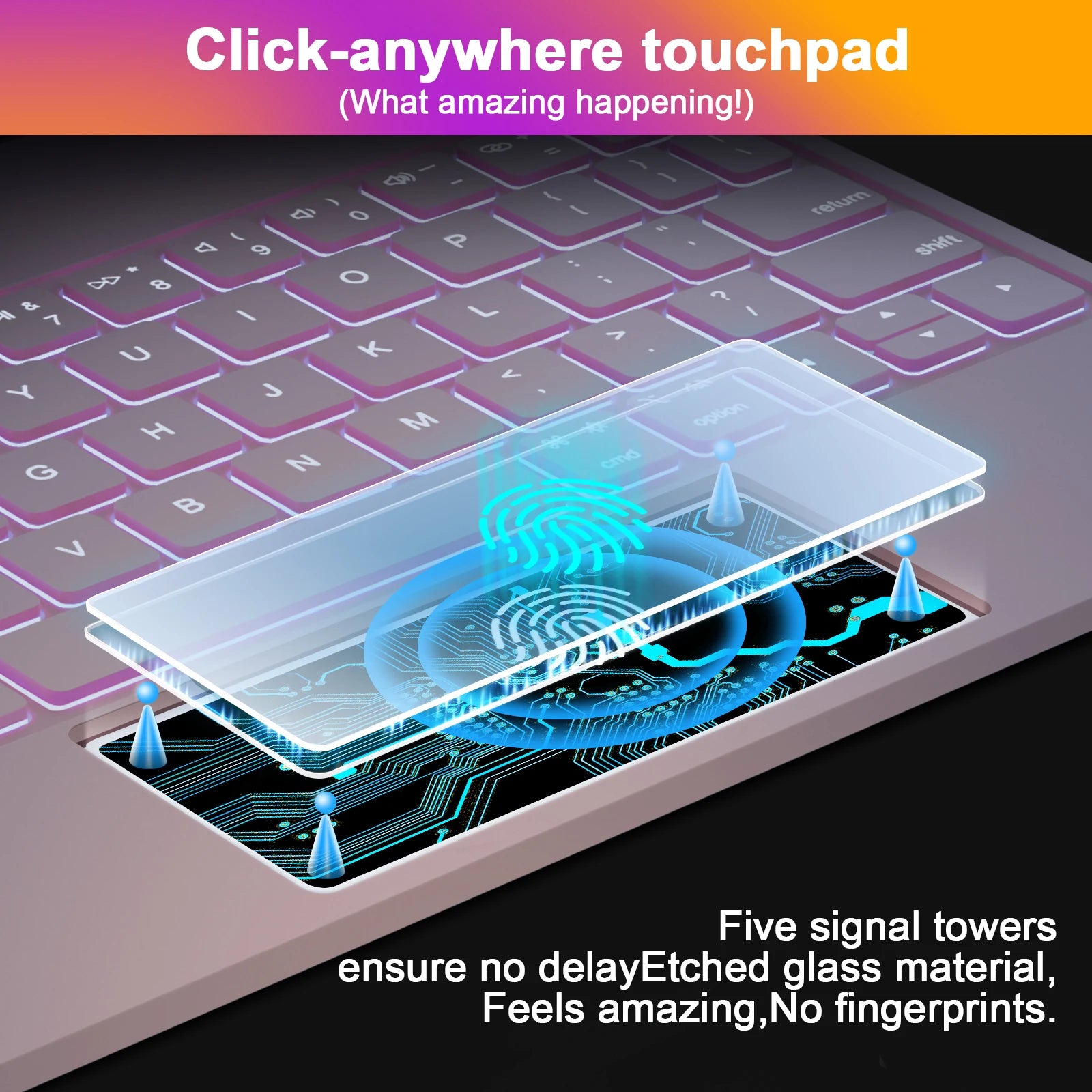 GOOJODOQ Tablet Case with Magic Keyboard for iPad Pro (2024)