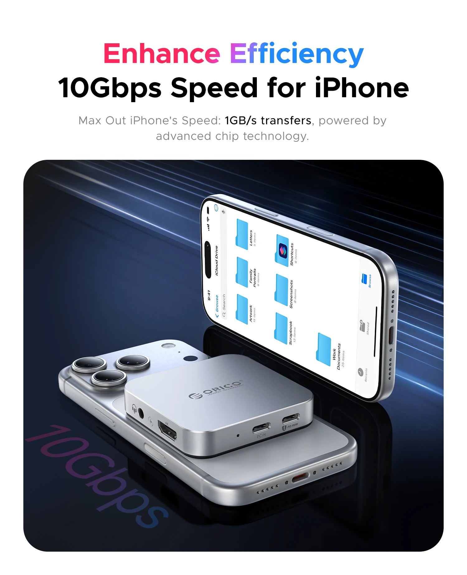 ORICO MG5 Magnetic M.2 2230 NVMe SSD Enclosure