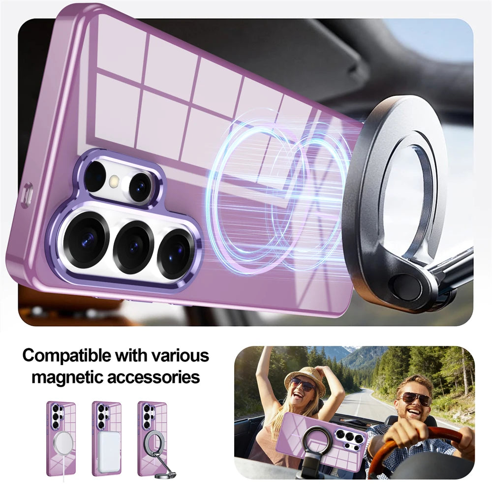 Shockproof Hard PC Magnetic Case for Samsung Galaxy S26 Series
