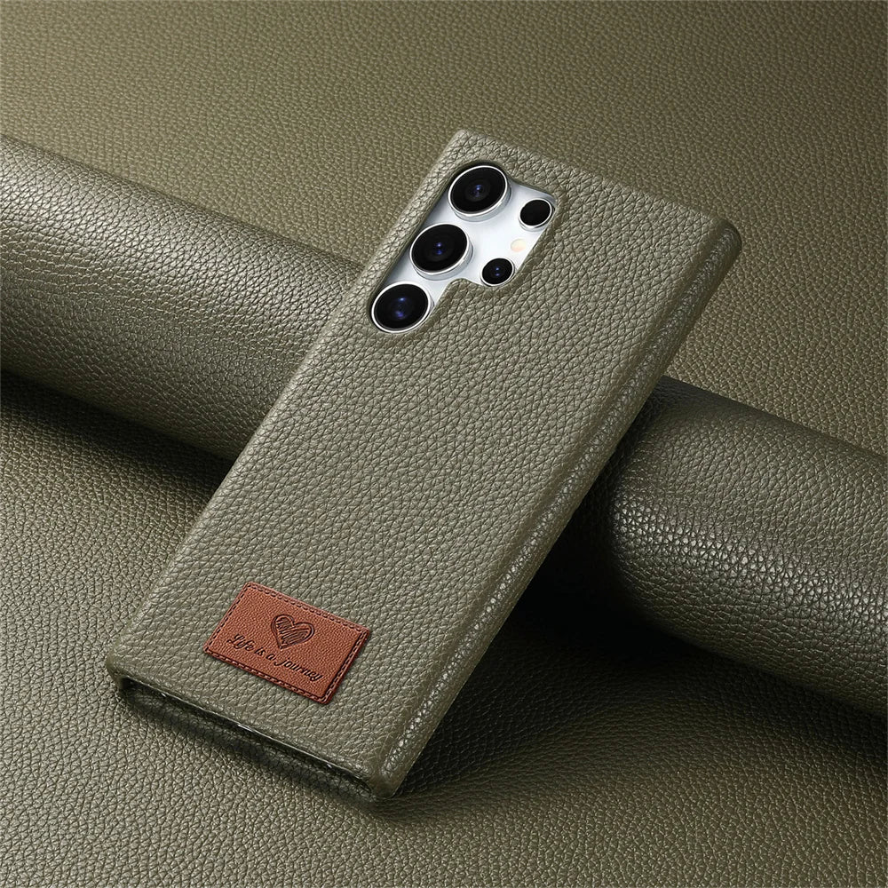 Premium Leather Protective Case for Samsung Galaxy S25 Series