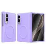 Luxury Magnetic Vegan Leather Case with Screen Protector for Samsung Galaxy Z Fold 8