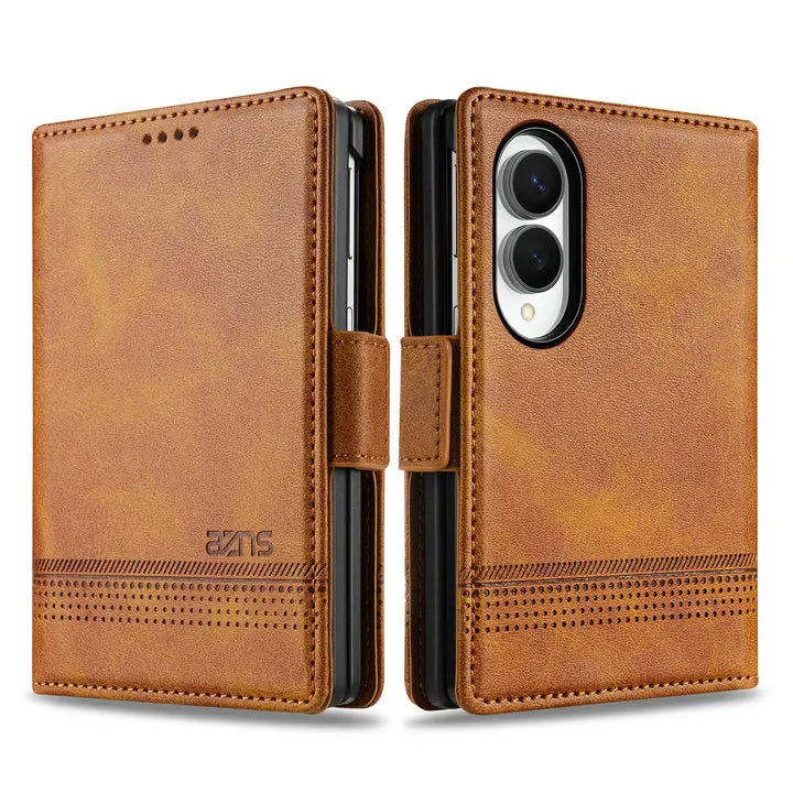Leather Flip Wallet Case with Multiple Card Slots for Samsung Galaxy Z Fold 8