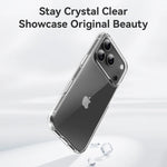 Crystal Clear Airbag Bumper Case for iPhone 17 Series