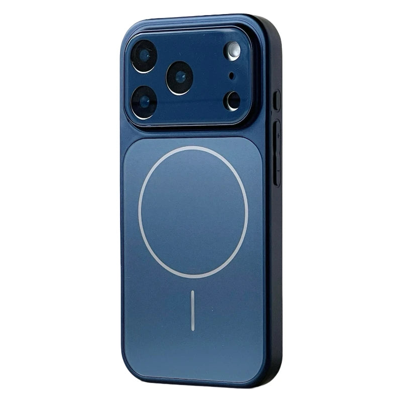 High-Quality MagSafe Case with Camera Lens Glass and Soft Frosted Grip for iPhone 17 Series