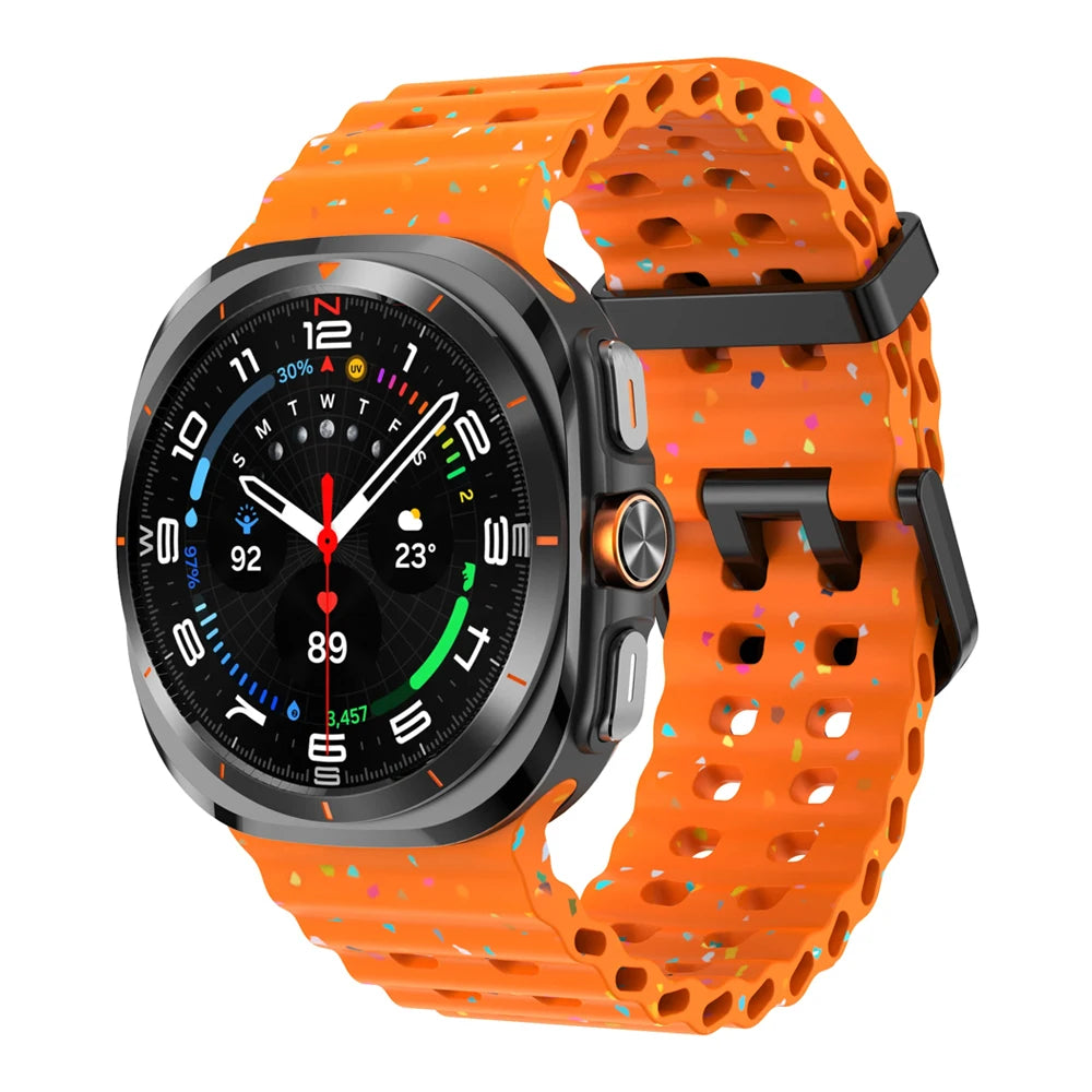Quick-Release Water-Resistant Sport Watch Bands for Samsung Galaxy Watch Ultra