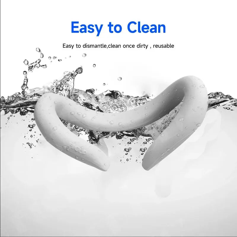 Sweat-Resistant Silicone Face Cover for Meta Quest 3 VR Headset