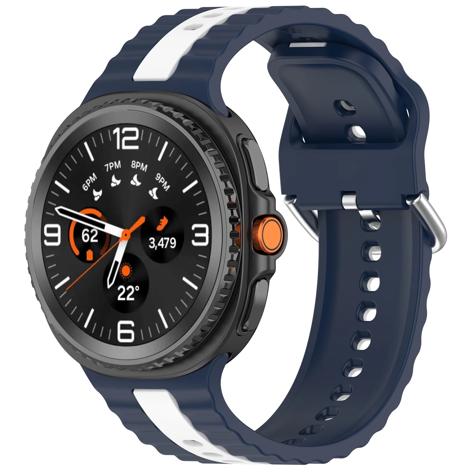 Dual-Color Silicone Strap for Samsung Galaxy Watch 8 / Galaxy Watch 8 Classic