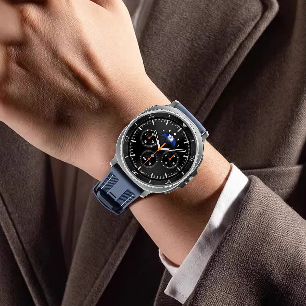 Sports Silicone Nylon Wristband for Samsung Galaxy Watch 8 & Galaxy Watch 8 Classic