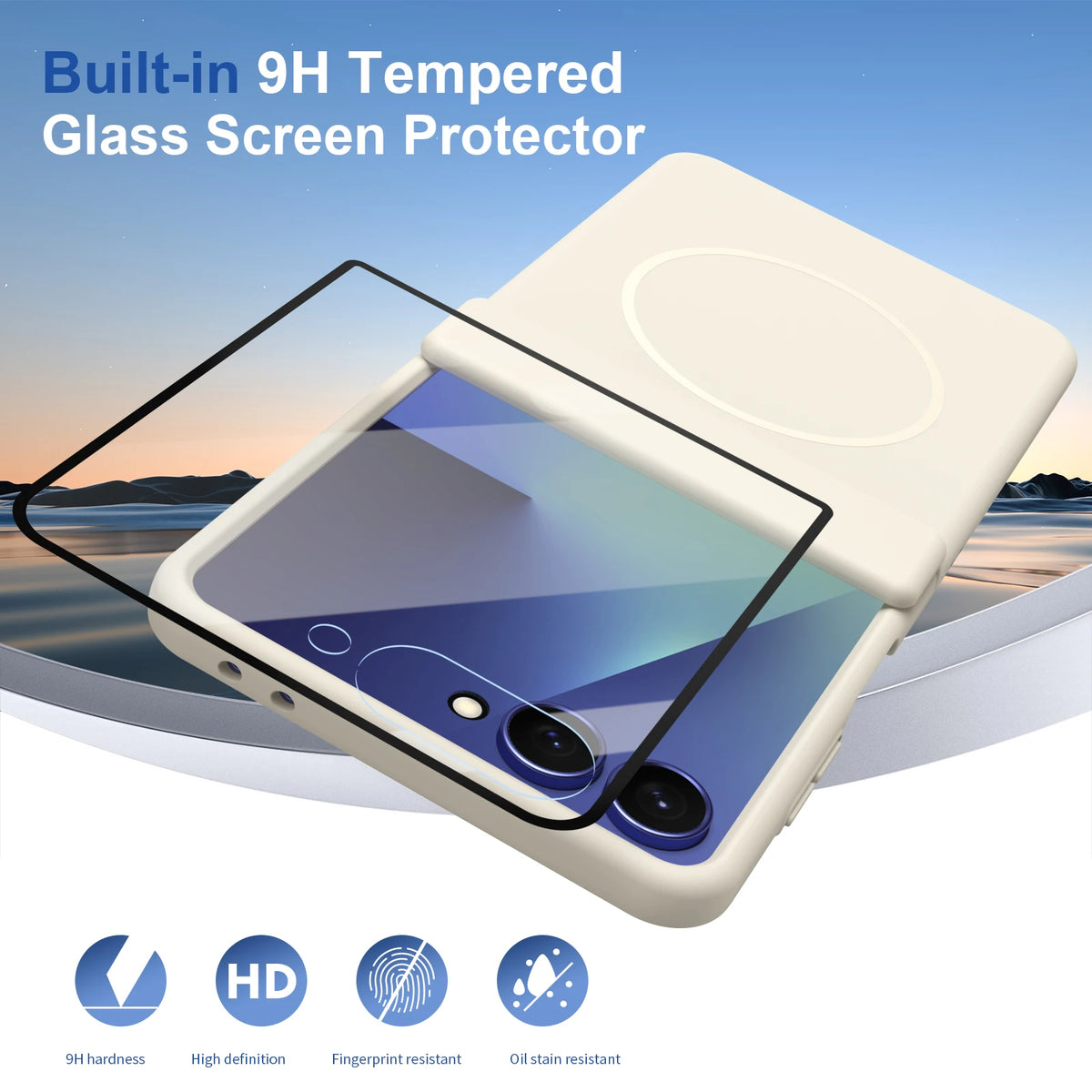 Samsung Galaxy Z Flip 7 Magnetic Case with Screen Protector