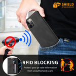 Luxury Retro Leather RFID-Blocking Flip Wallet Case for Samsung Galaxy S26 Series