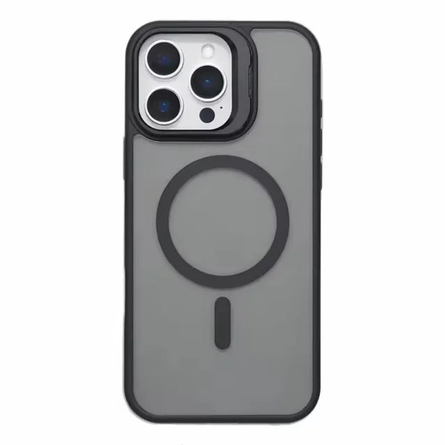 iPhone 15 Series Matte MagSafe Case with Bracket Stand Support