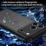 Durable Shockproof Matte Transparent Case with Camera Lens Guard for iPhone 17 Series