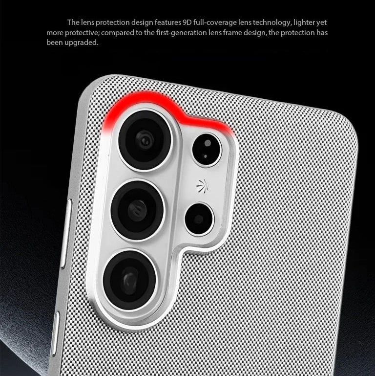 Simple Magnetic Braided Rope Case with Lens Protection for Samsung Galaxy S26 Series