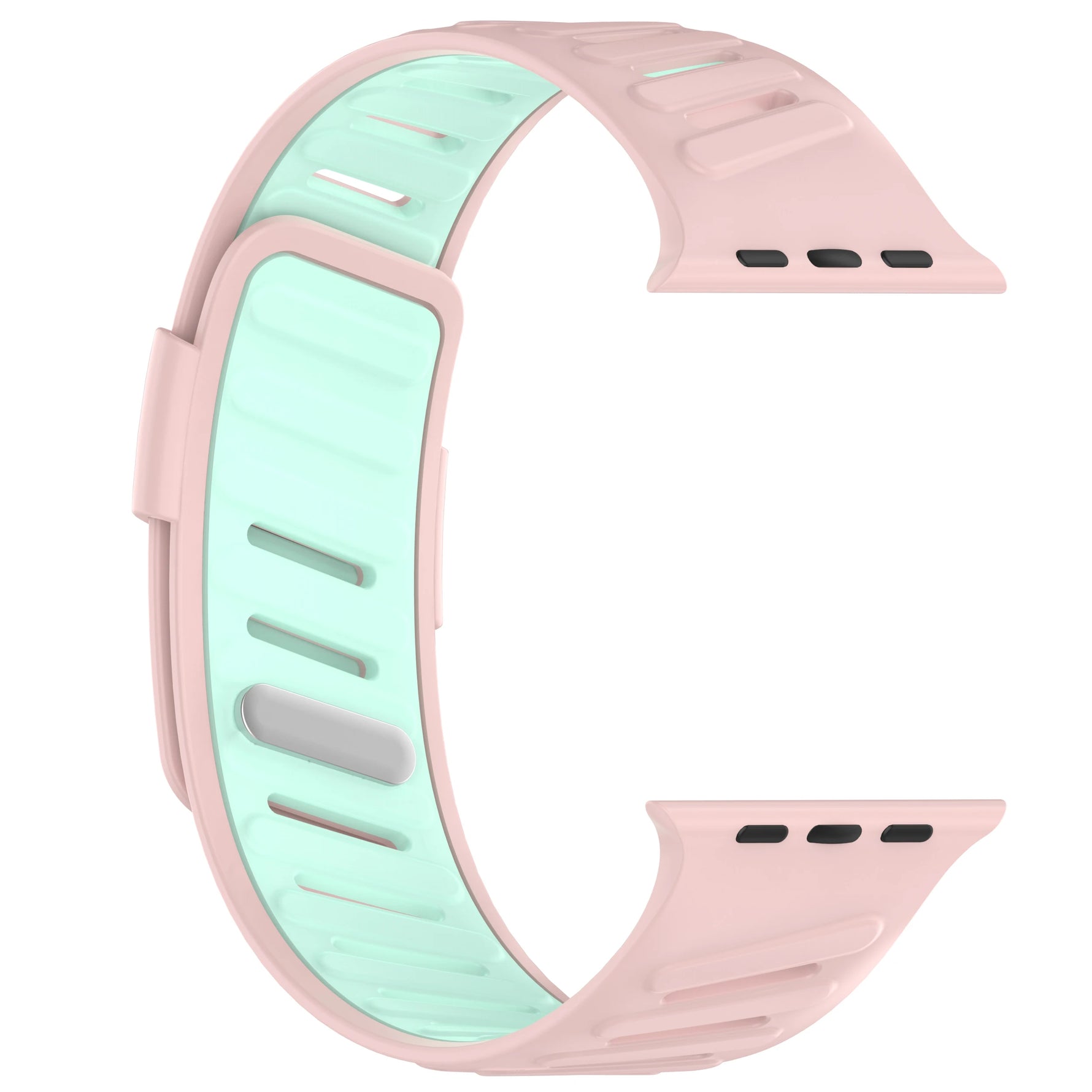 Silicone Slanted Buckle Sport Band for Apple Watch