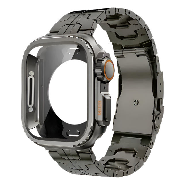 Apple Watch Titanium Band & Protective Metal Case